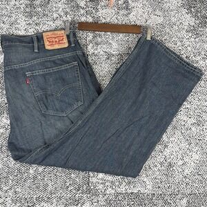 Levis 569 Straight Blue Jeans Mens 40 X 30 (FITS 41 X 29) Cotton Denim Baggy
